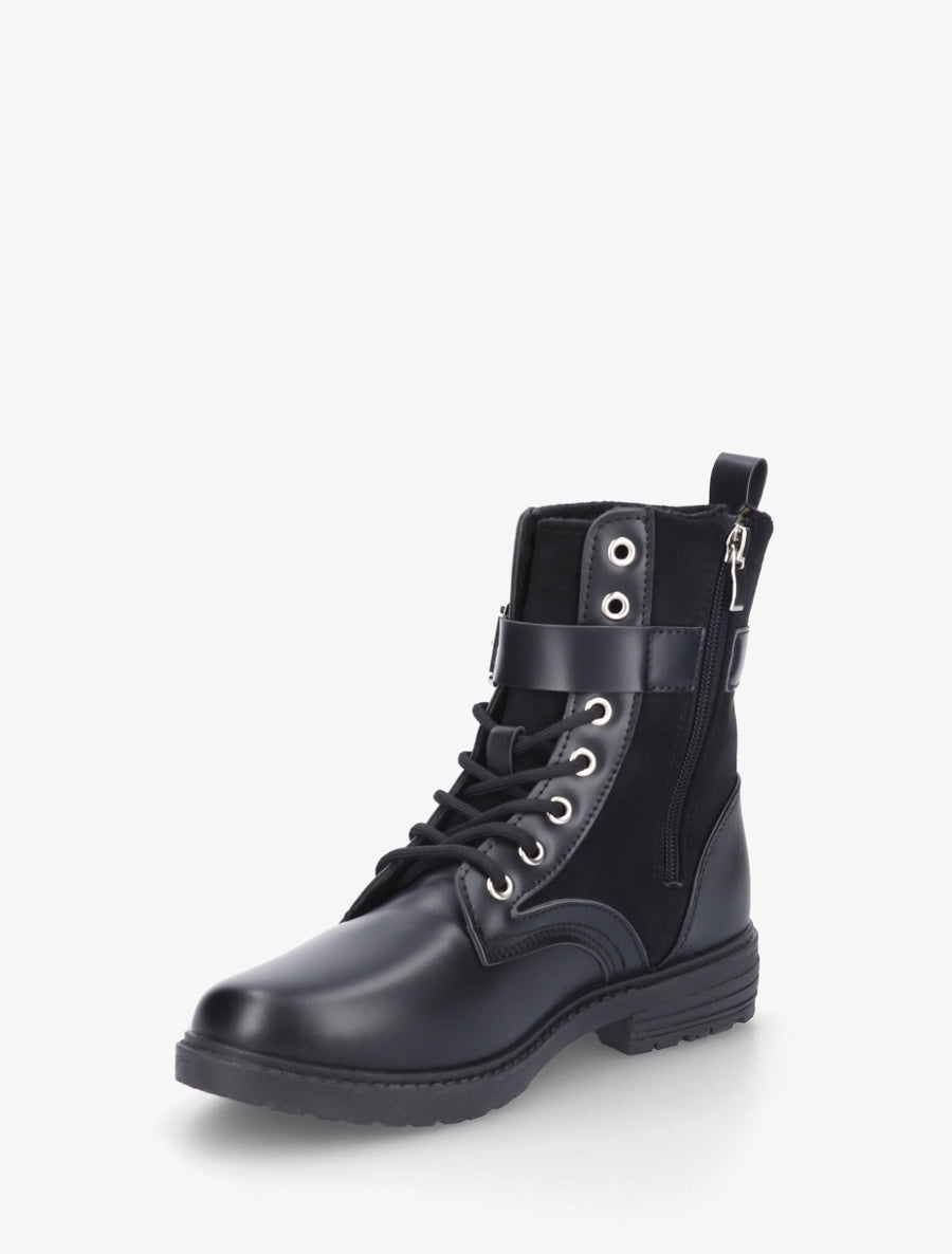 Sandali con cinturini rotondi - nero