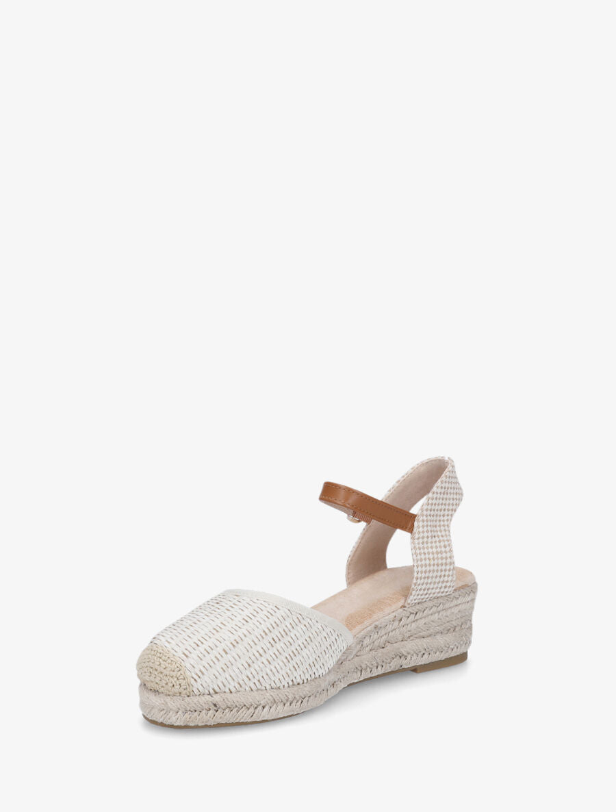 Espadrilles mi-hautes en raphia - Beige - 3