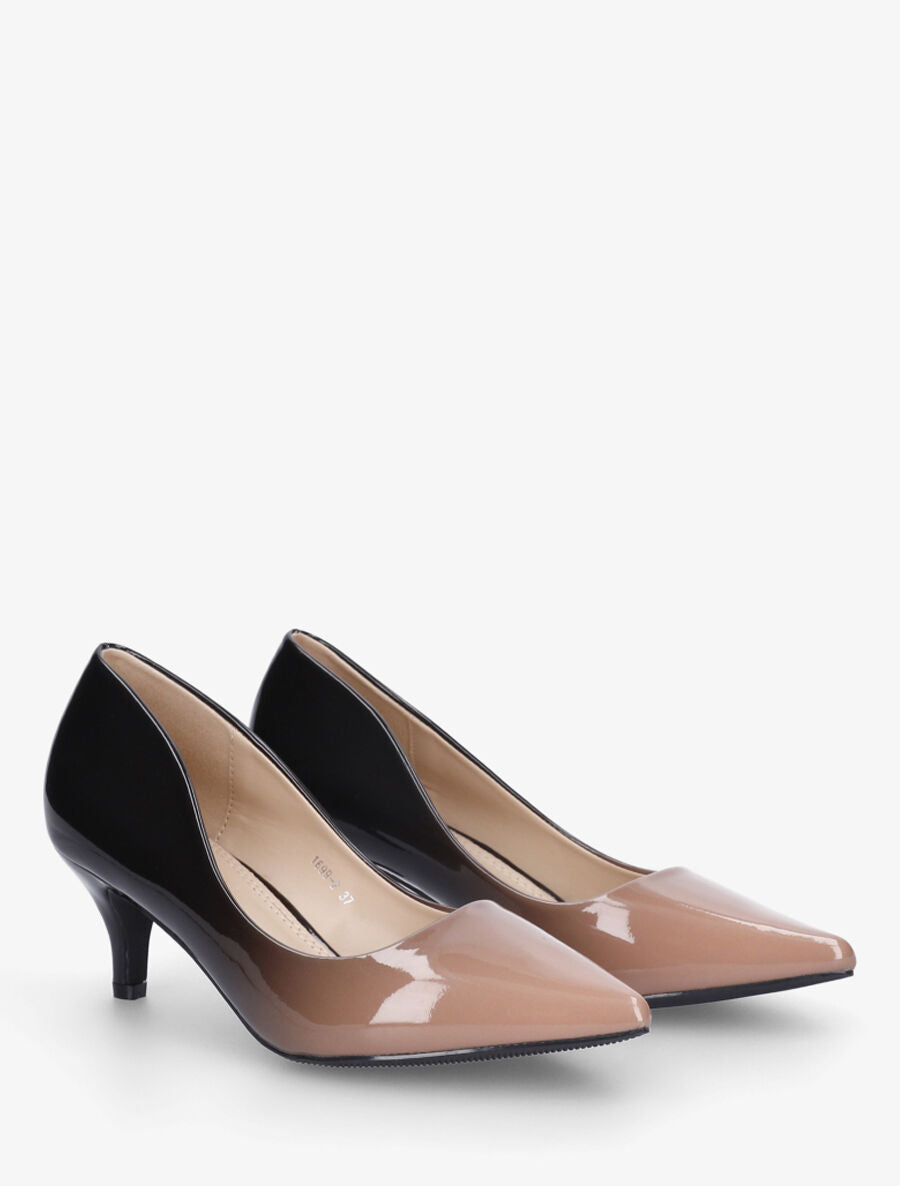 Escarpins pointus dégradés - Nude - 4