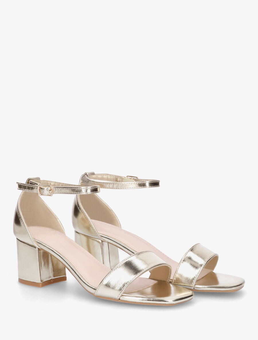 Sandales à bride basiques - Or - 4