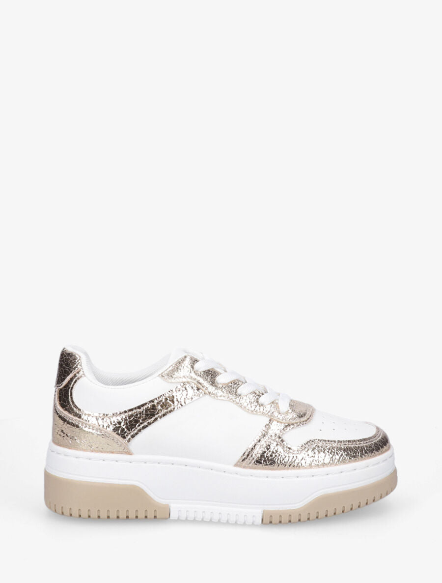 Baskets classiques en simili - Or - 1