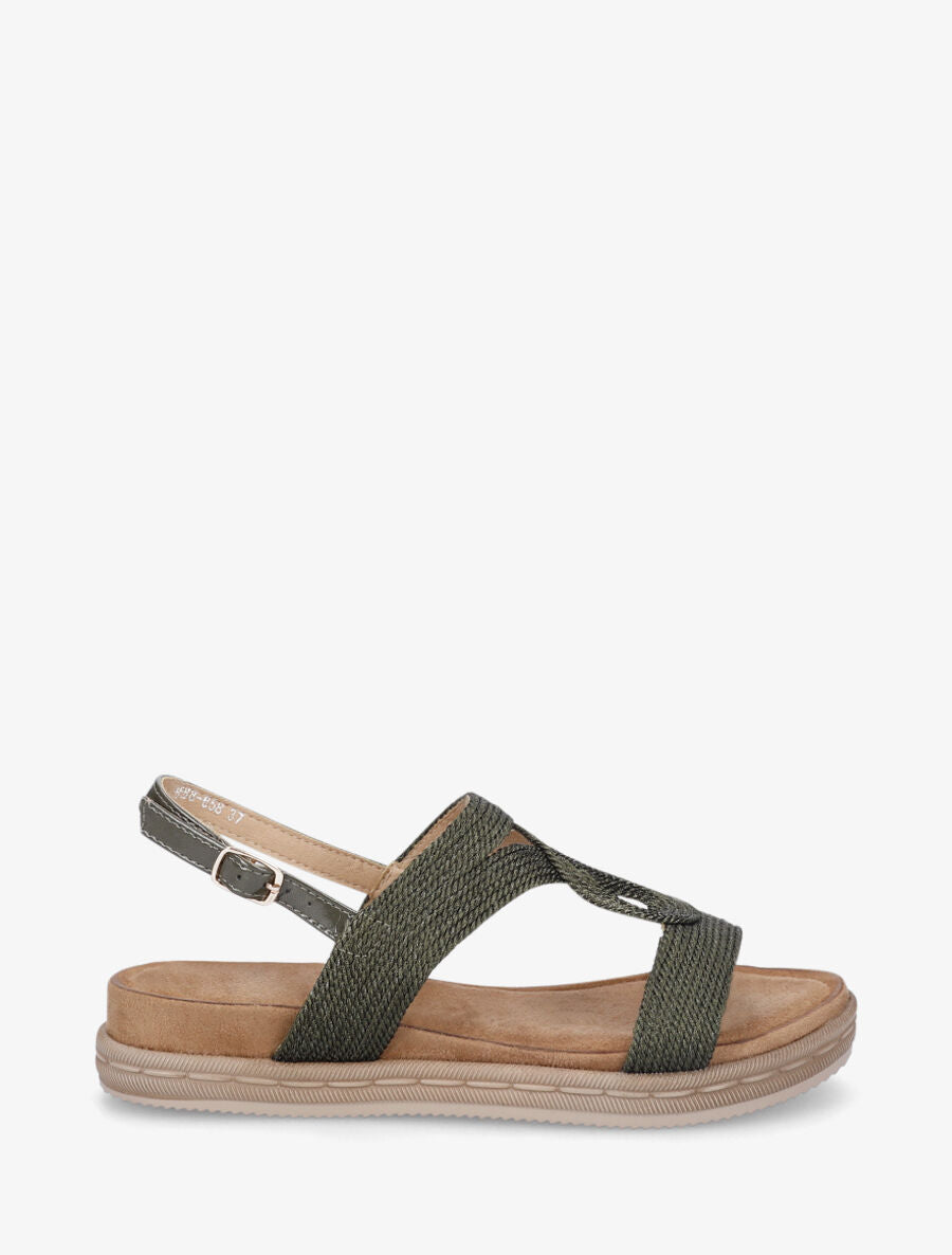 Nu-pieds style corde - Kaki - 1