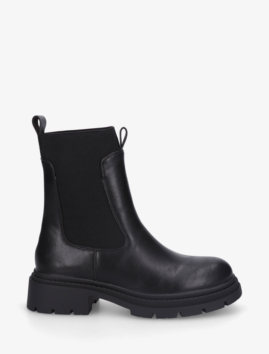 Chelsea boots à semelle crantée - Noir - 1