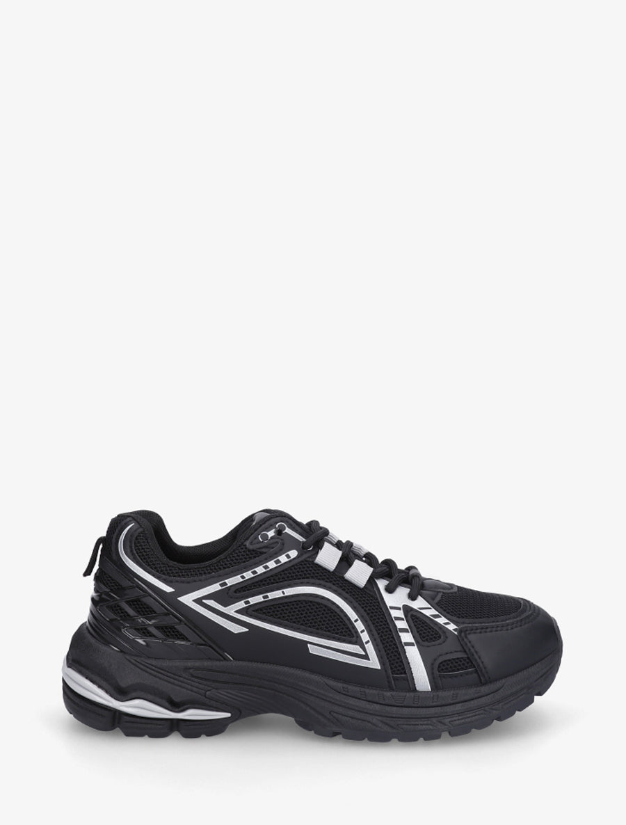 Baskets style running - Noir - 1