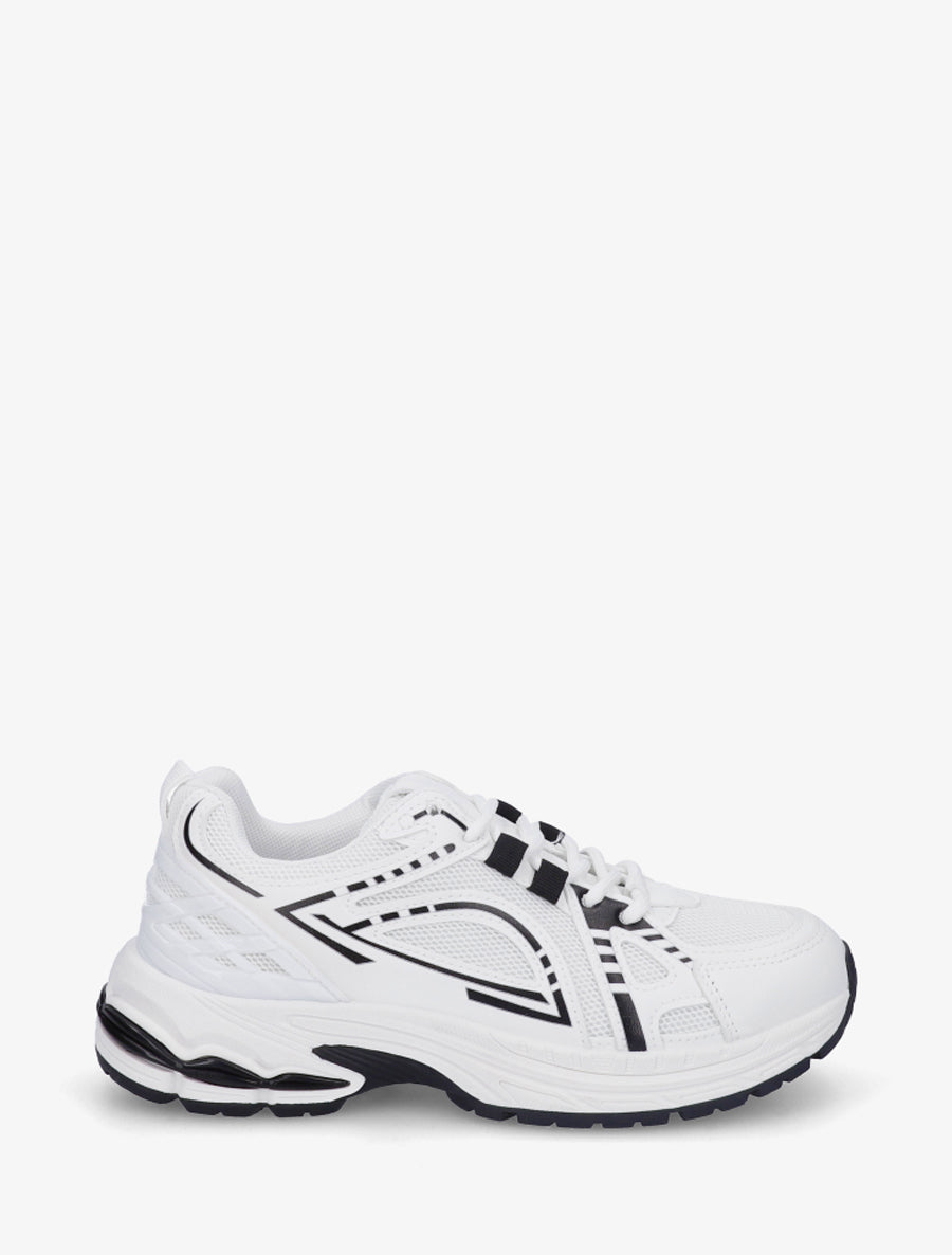 Baskets style running - Blanc - 1