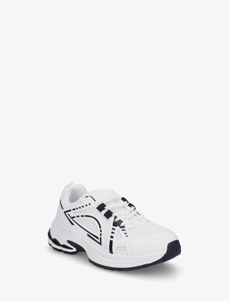 Baskets style running - Blanc - 2