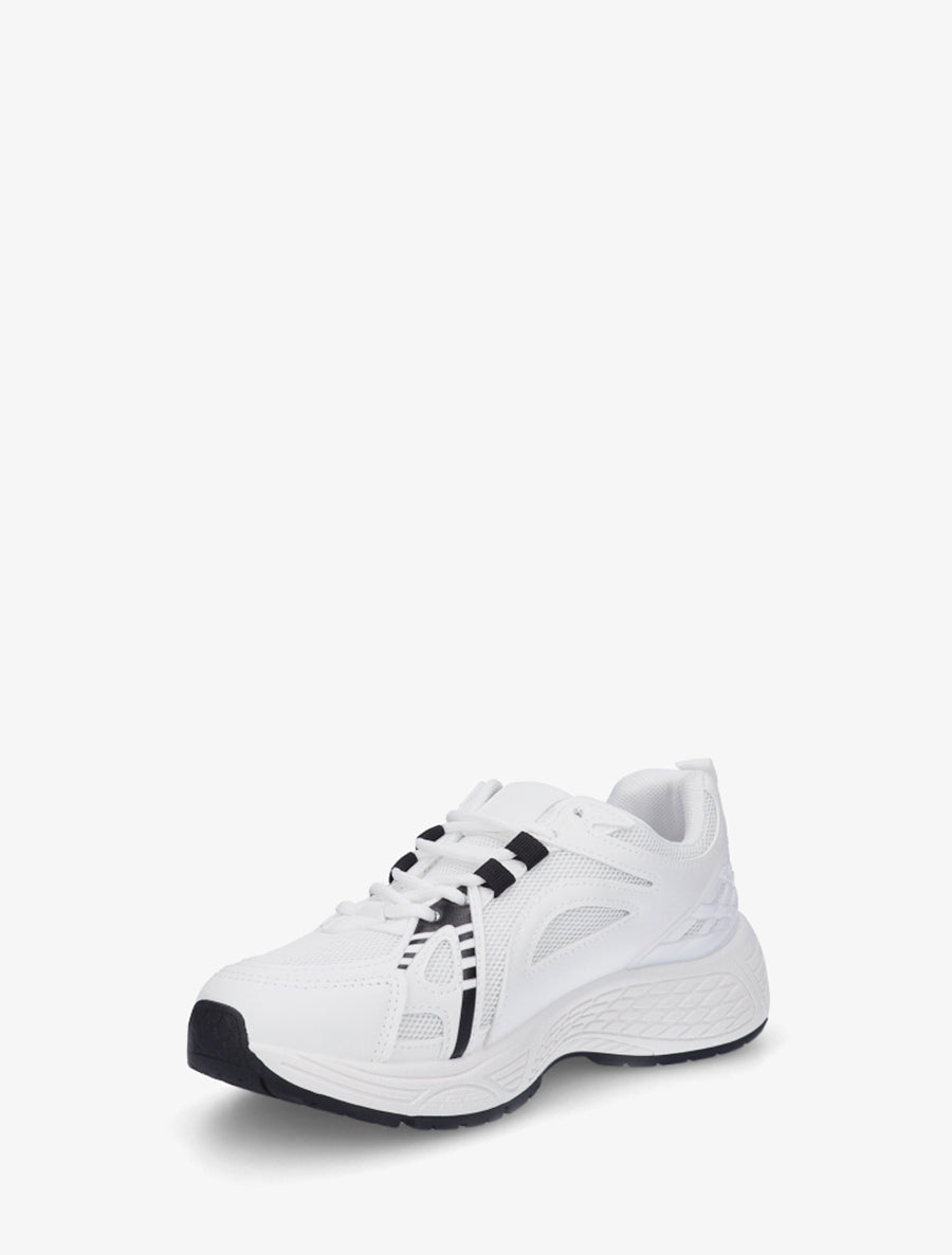 Baskets style running - Blanc - 3