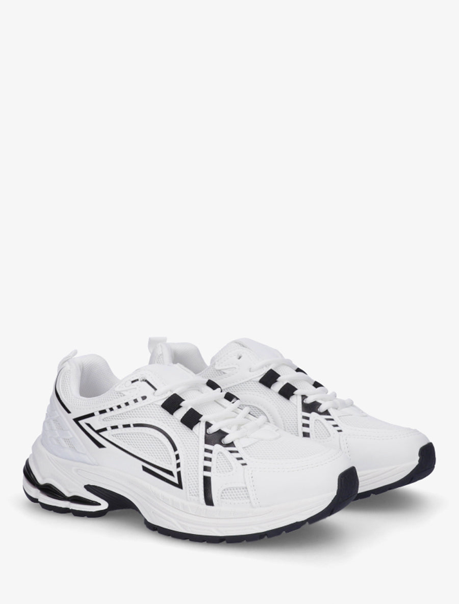 Baskets style running - Blanc - 4
