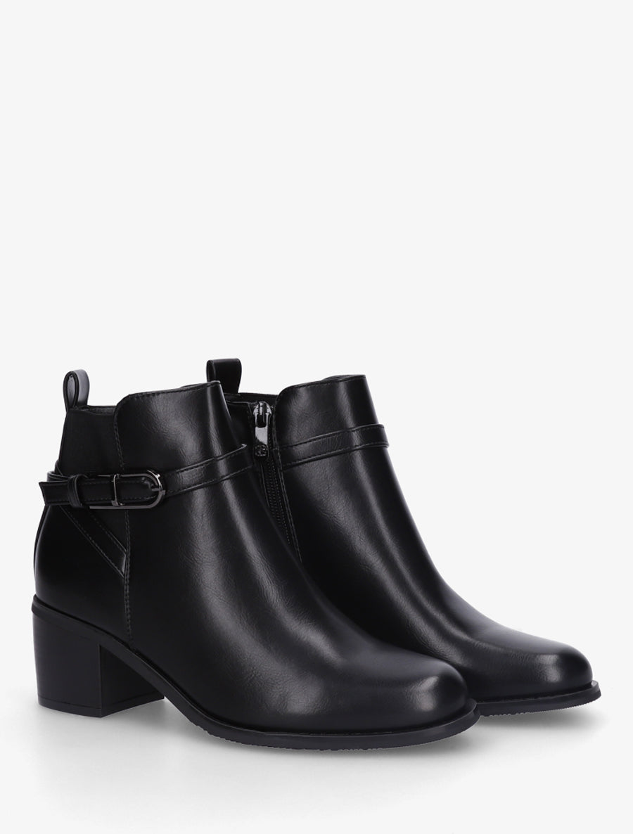 Bottines classiques à boucle - Noir - 4