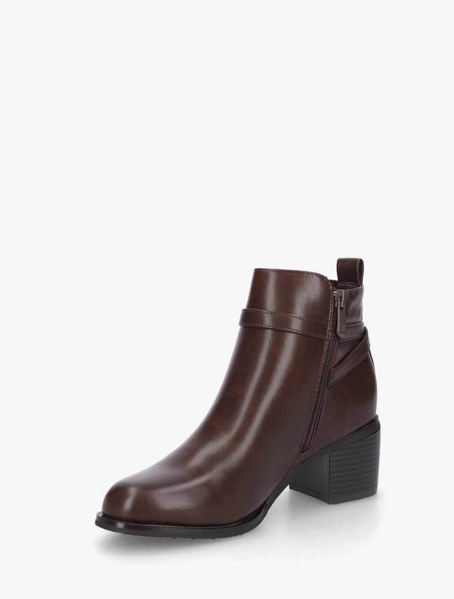 Bottines classiques à boucle - Marron - 3