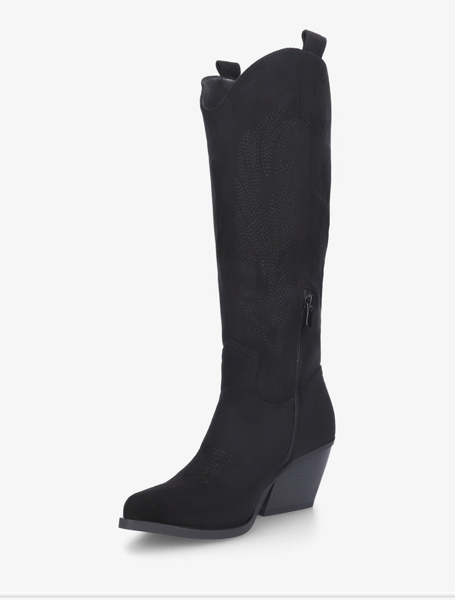 Bottes style santiags - Noir - 3