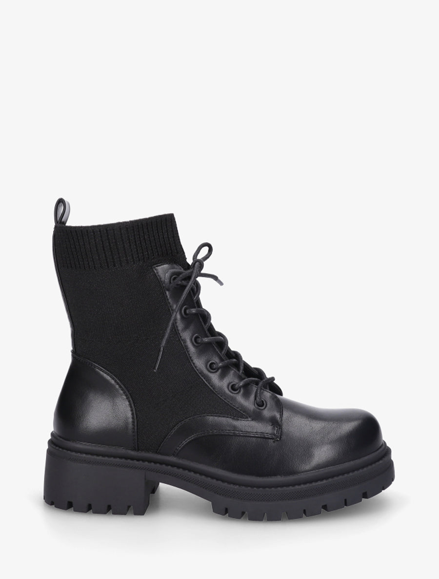Bottines chaussettes - Noir - 1
