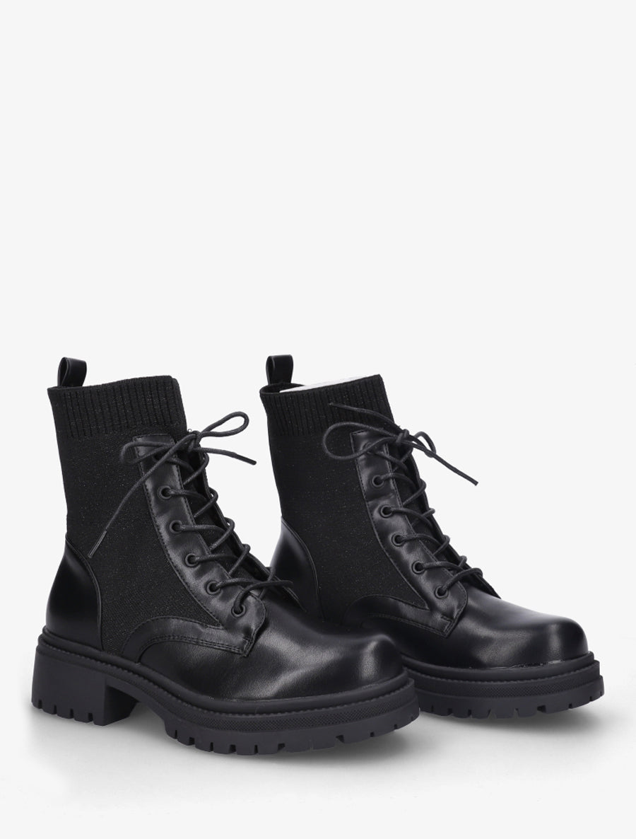 Bottines chaussettes - Noir - 4
