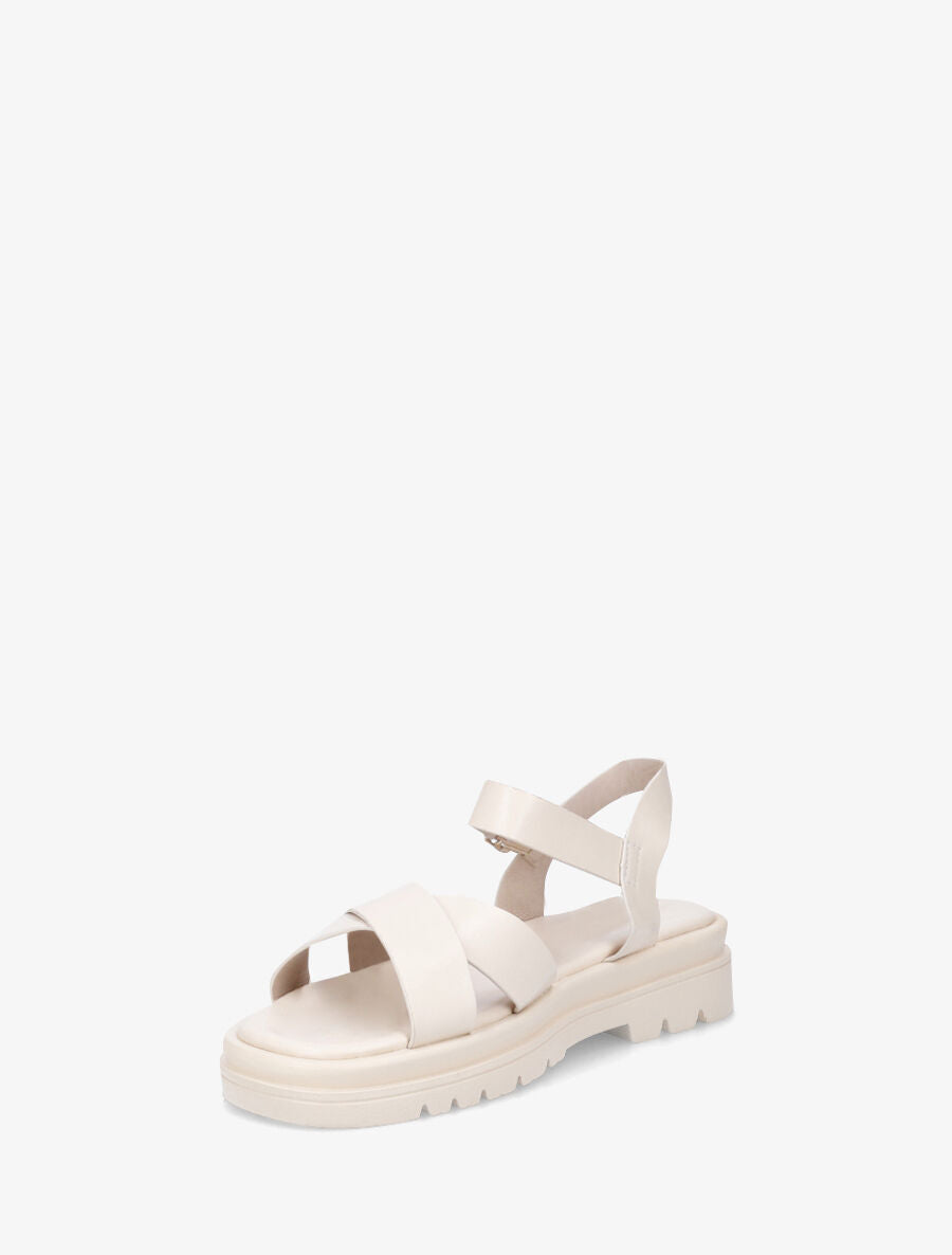 Sandales classiques en simili - Beige - 3