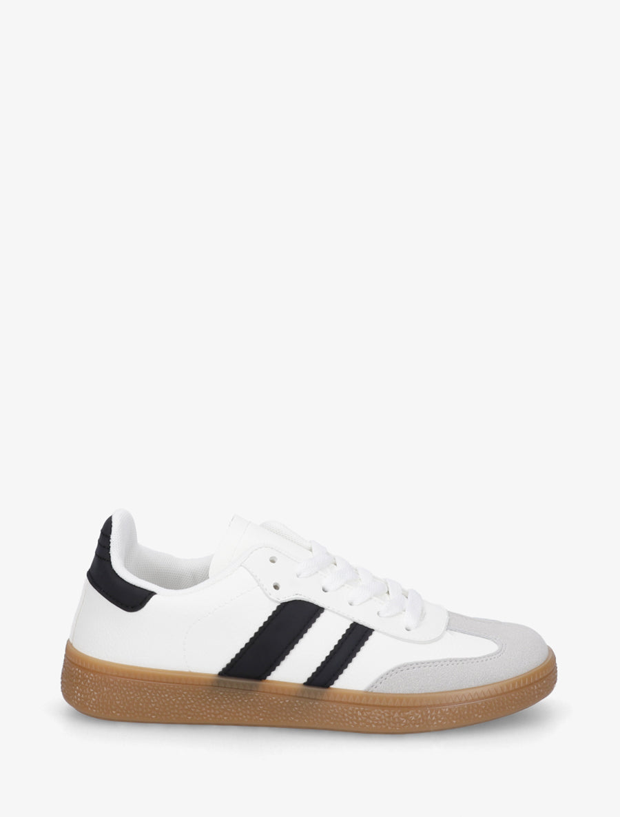 Baskets à bandes contrastantes - Blanc - 1