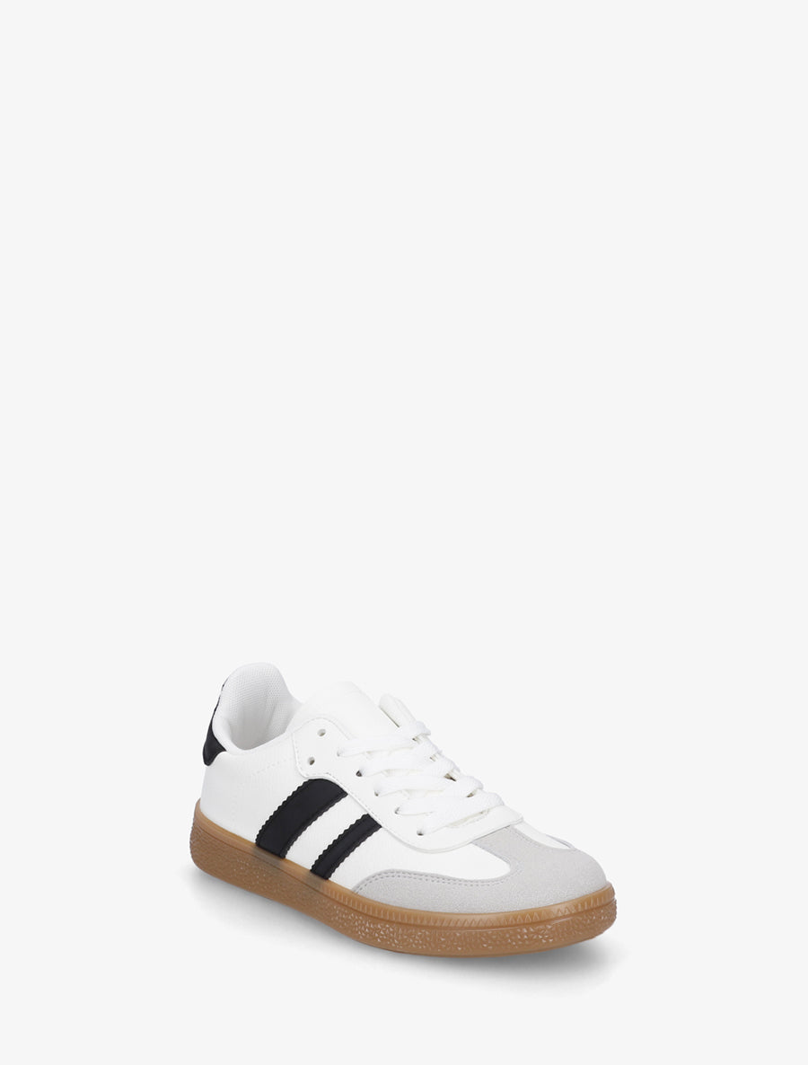 Baskets à bandes contrastantes - Blanc - 2