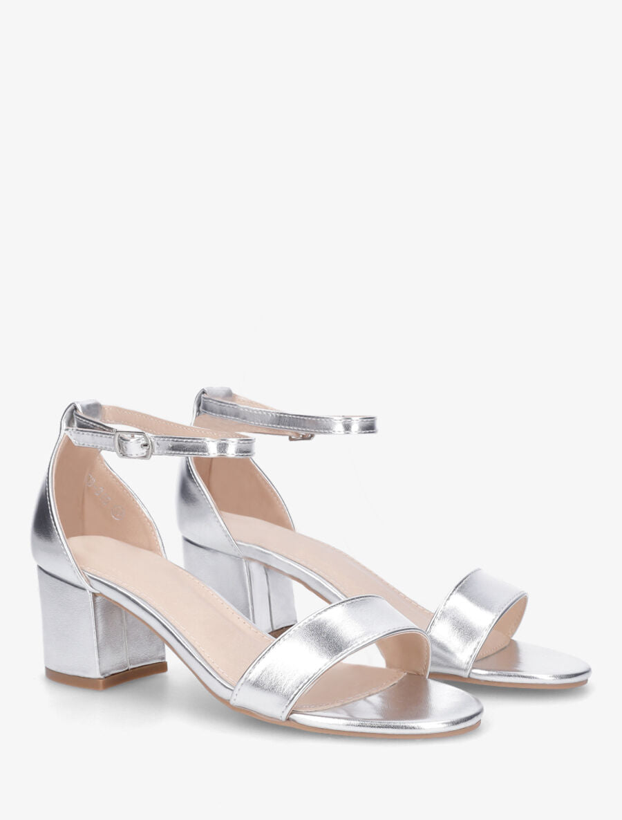 Sandales à bride basique - Argent - 4