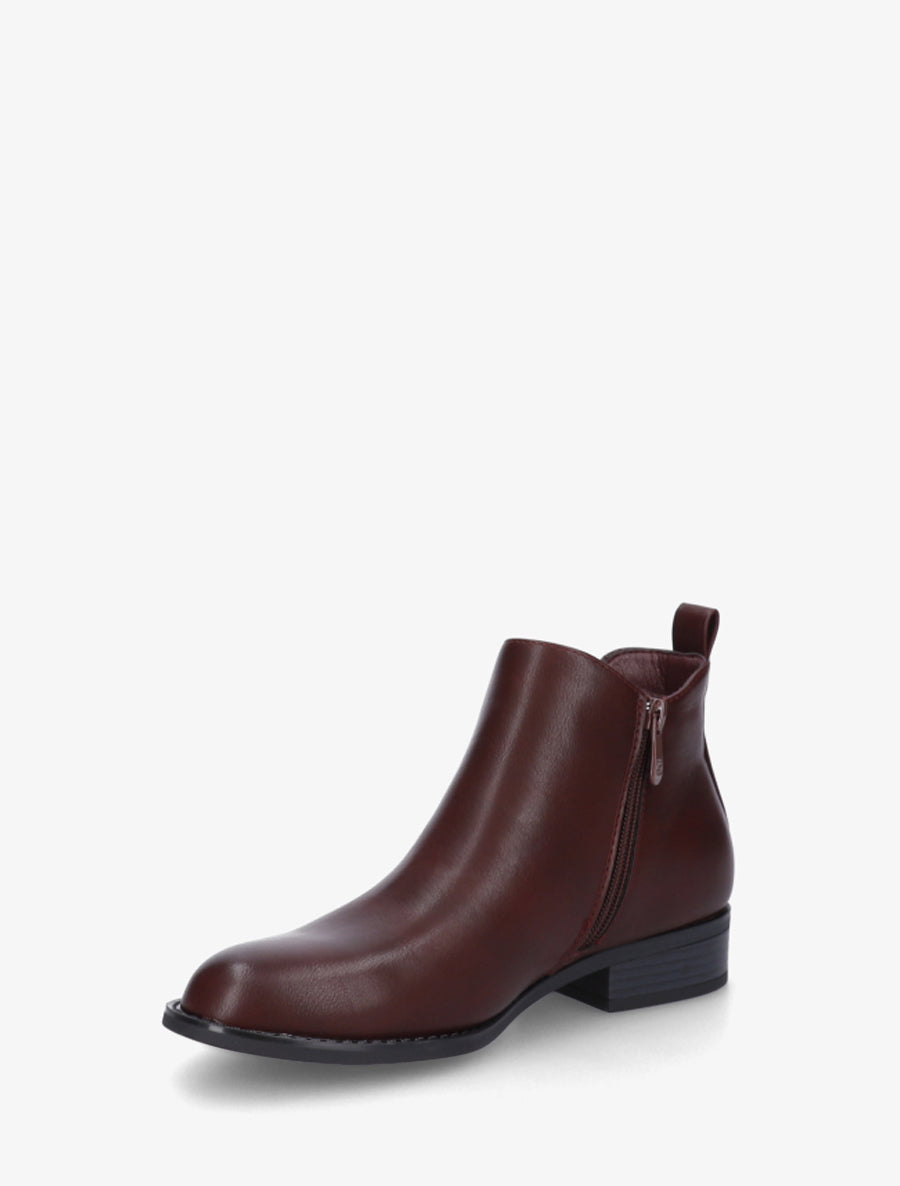 Bottines style chelsea - Bordeaux - 3