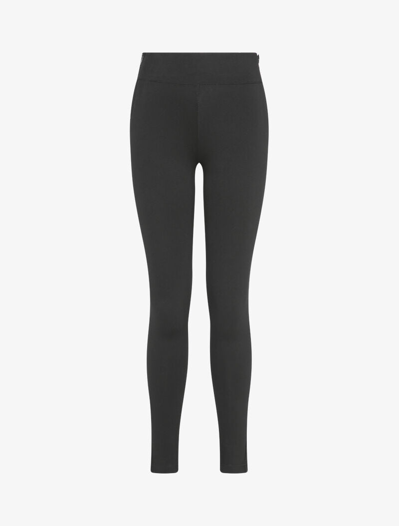 Legging taille haute à détail zips - Noir - 4