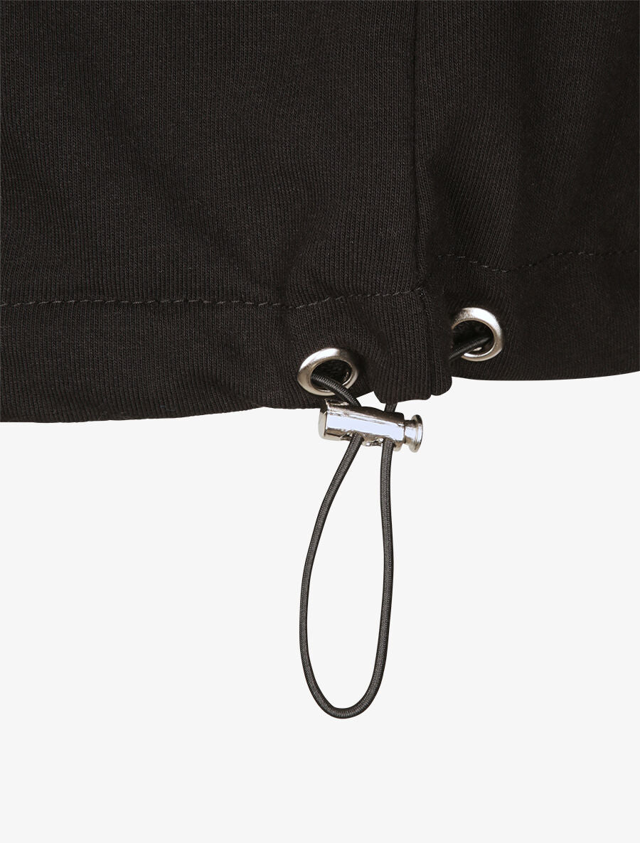 Sweat à capuche zippé - Noir - 3