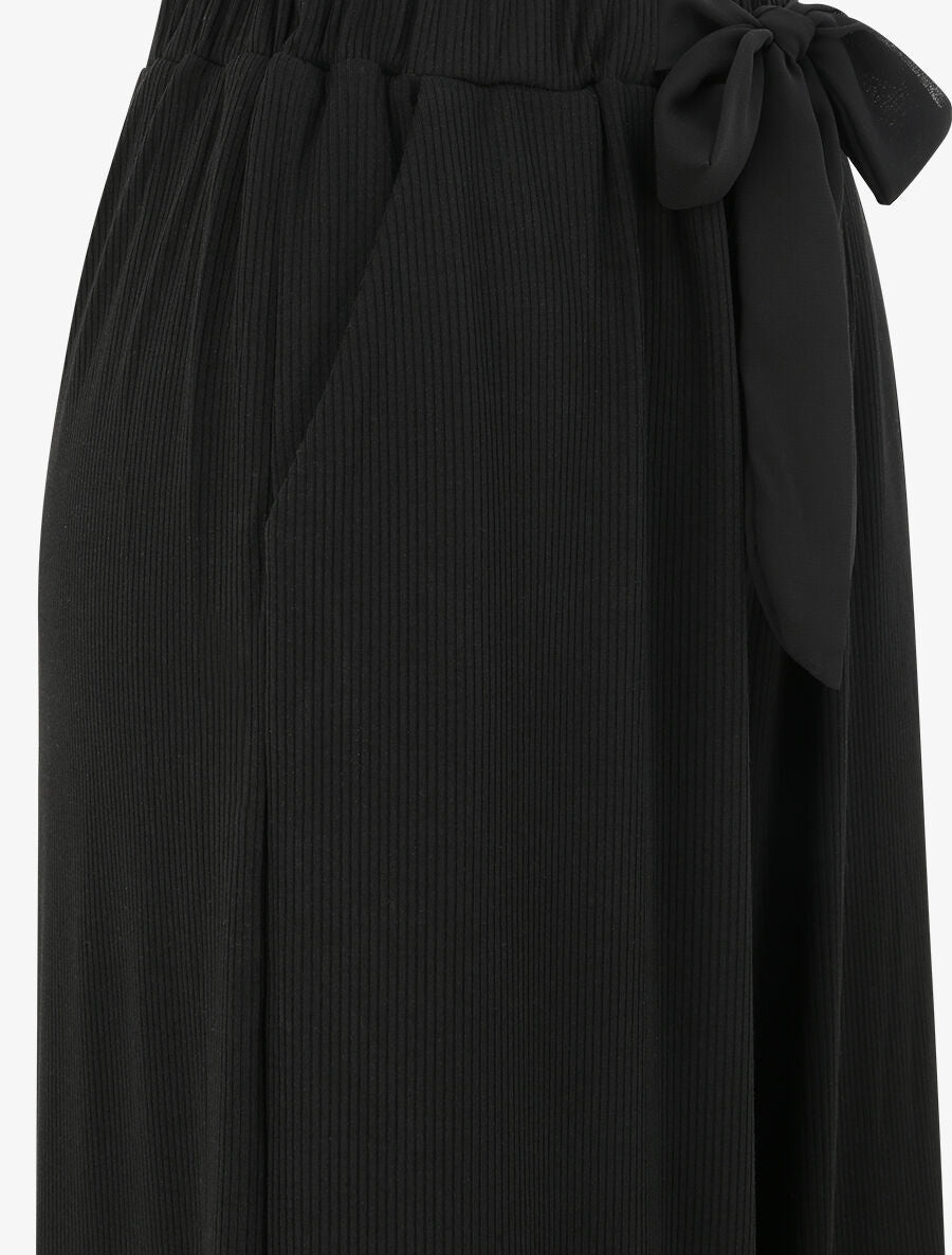 Pantalon ample uni - Noir - 3