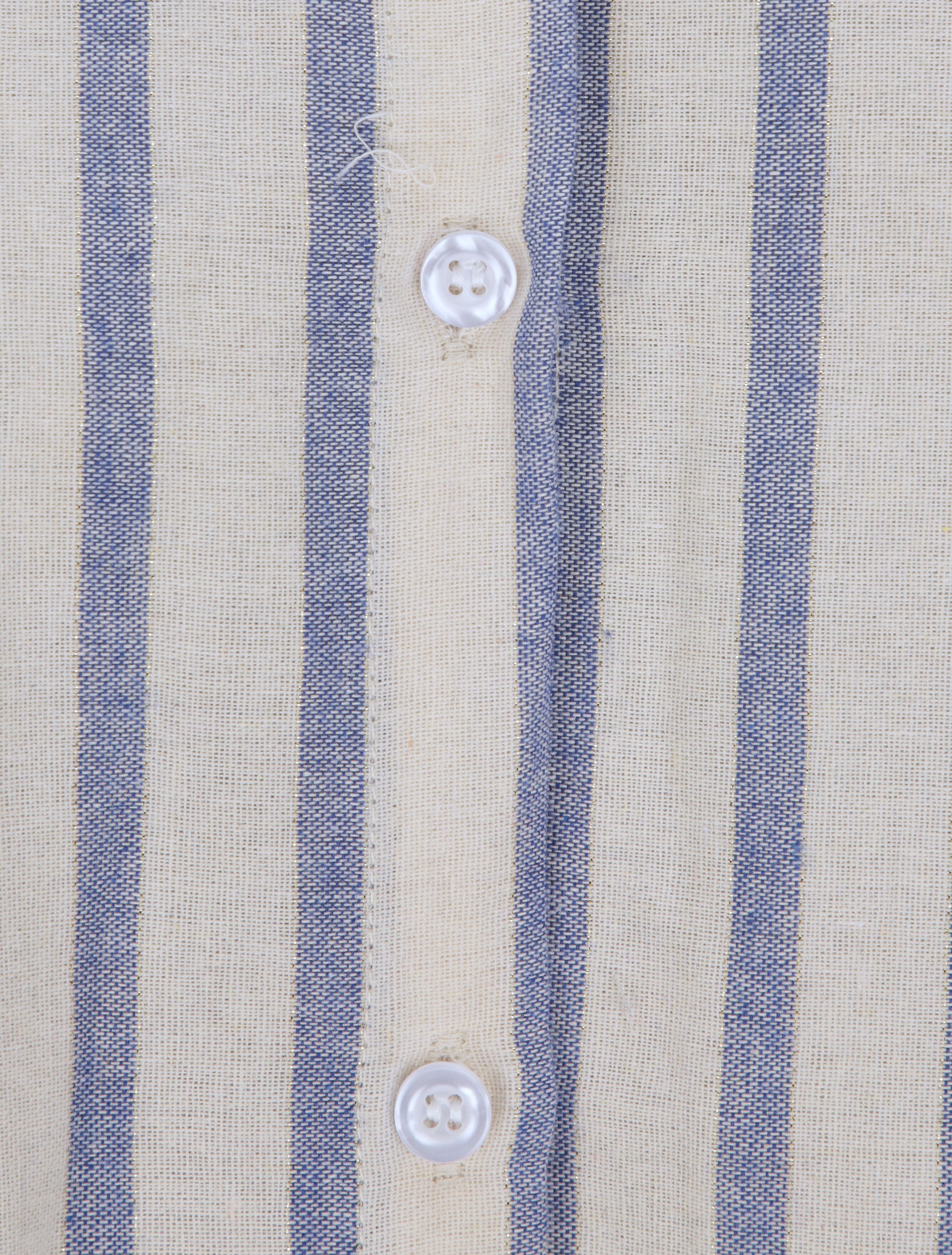 Chemise oversize rayée - Bleu - 3