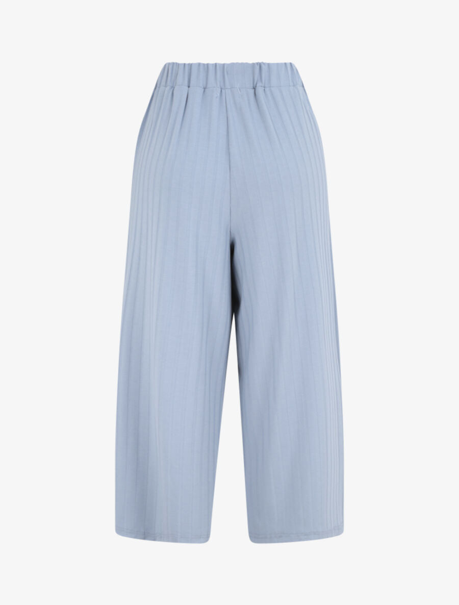 Pantalon ample côtelé - Bleu - 2