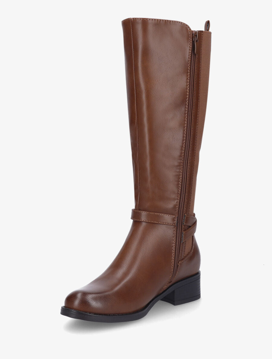 Bottes classiques élastiquées - Camel - 3