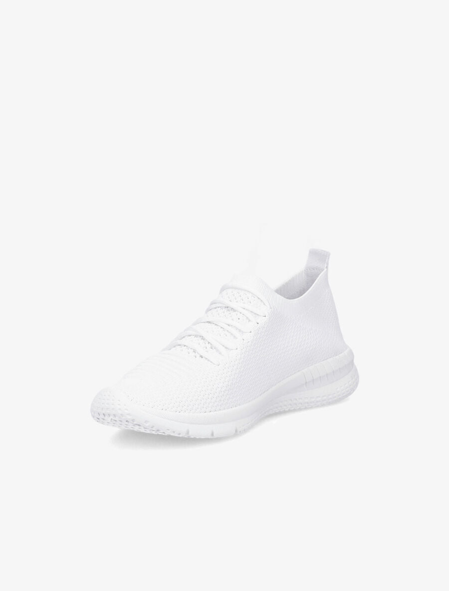 Baskets en mesh à lacets - Blanc - 3