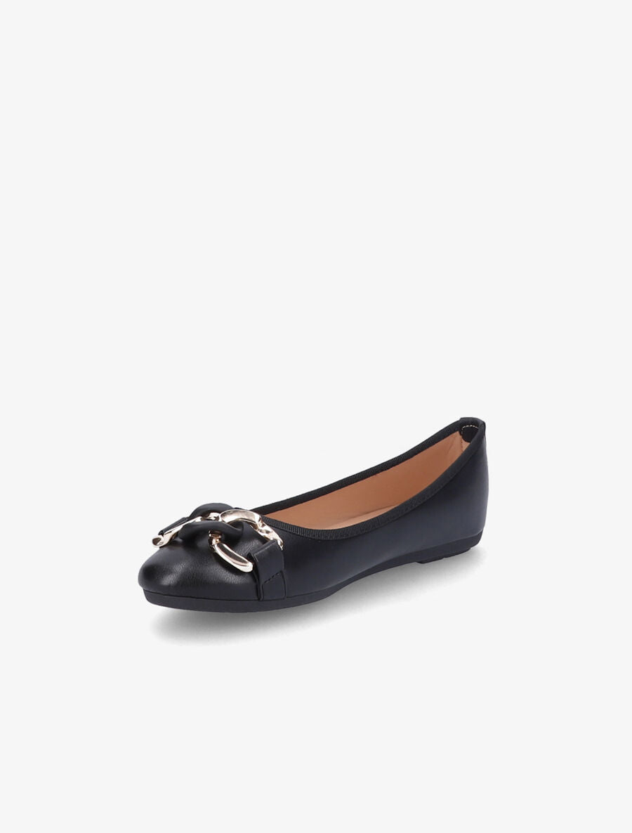 Ballerines à chaînes - Noir - 3
