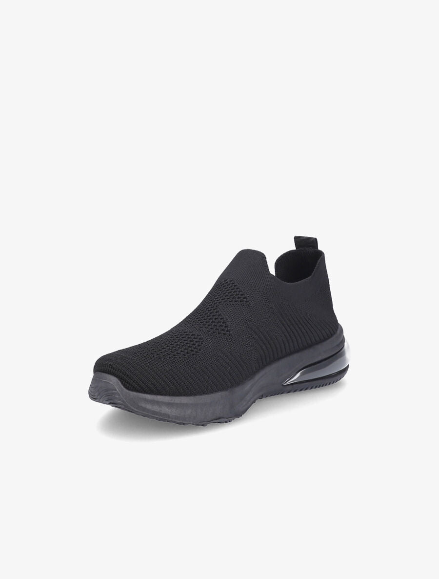 Baskets basses en mesh - Noir - 3