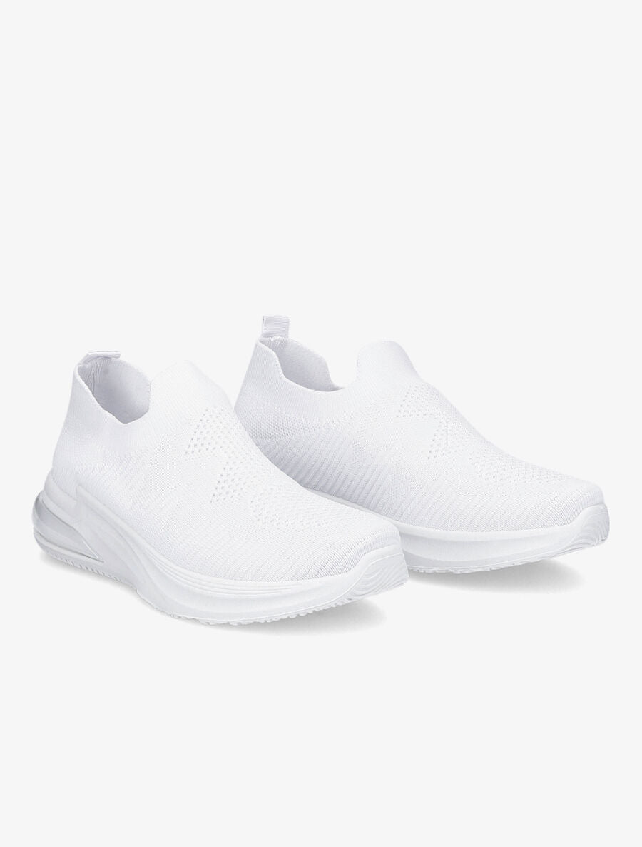 Baskets basses en mesh - Blanc - 4