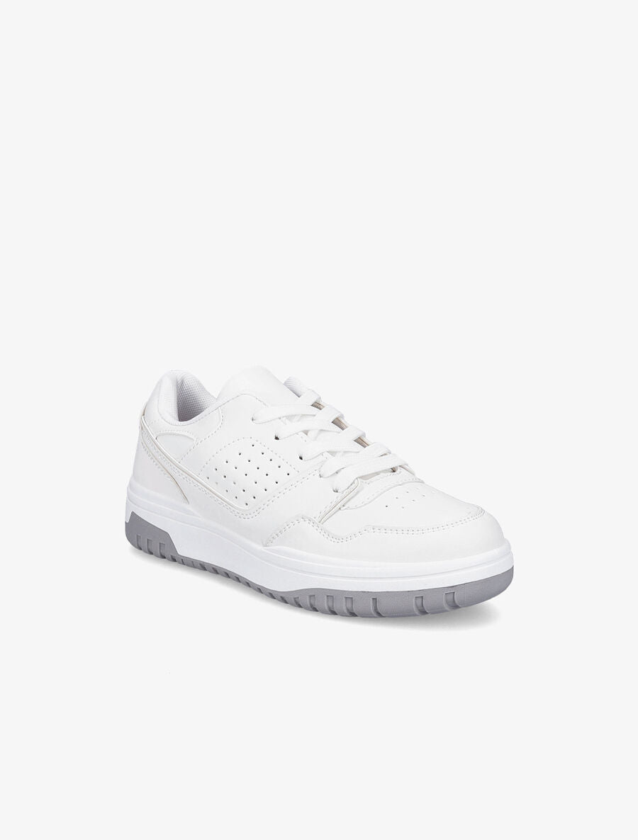 Baskets bicolores - Blanc - 2
