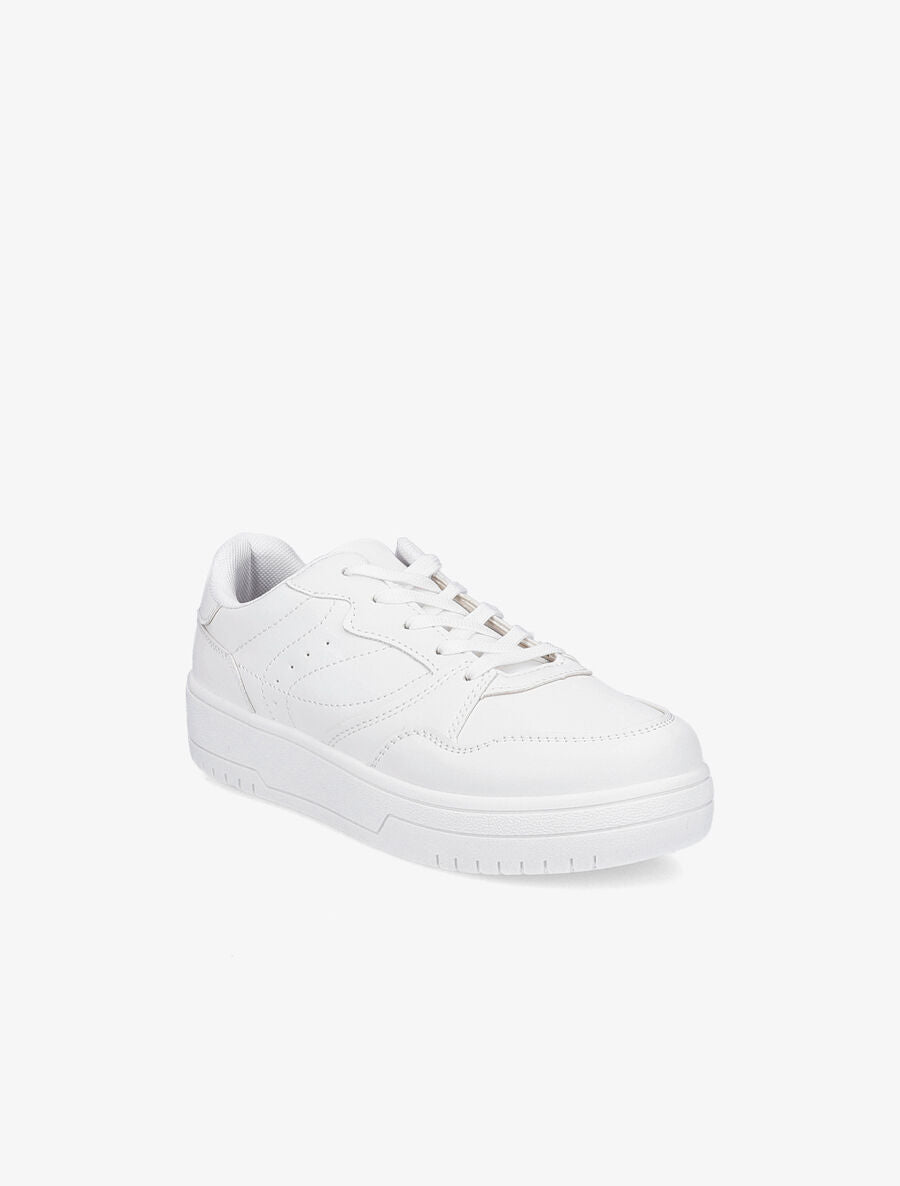 Baskets basses bicolore - Blanc - 2