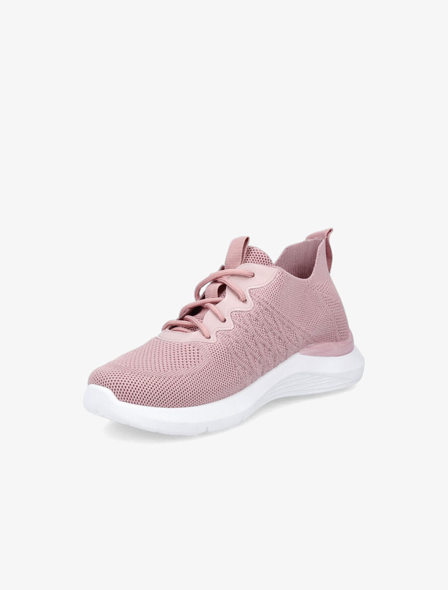 Baskets en mesh à lacets - Rose - 3