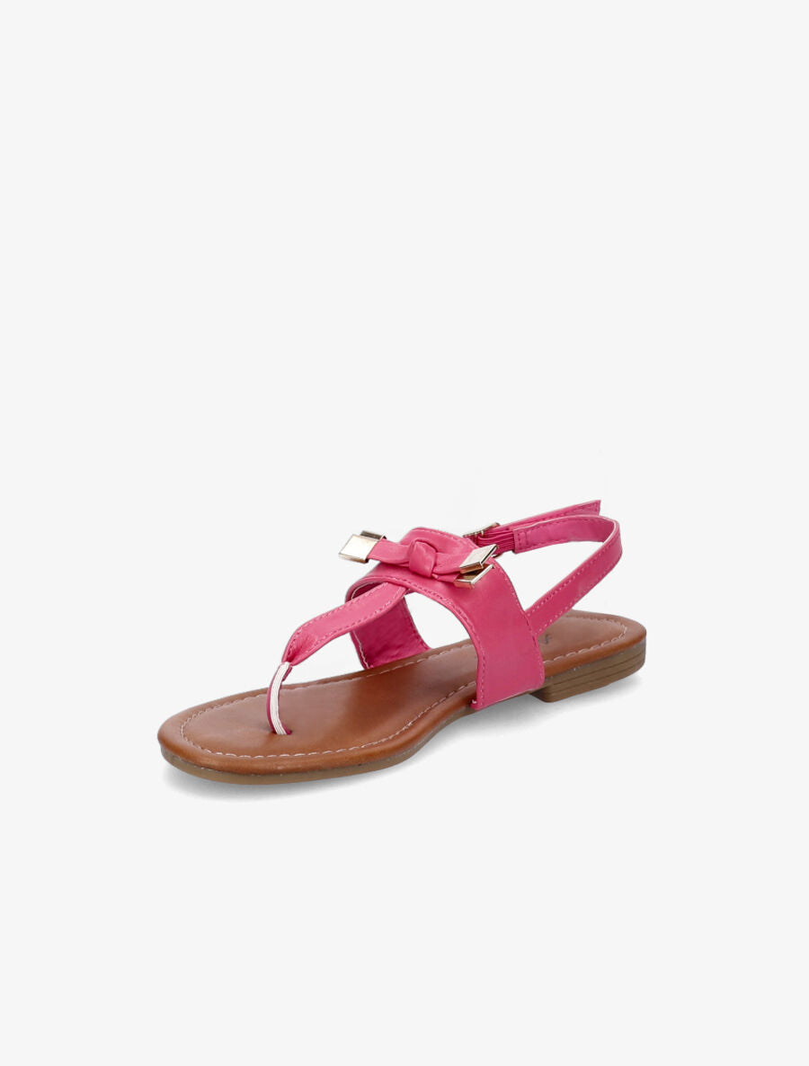 Nu-pieds à petit noeud - Fushia - 3