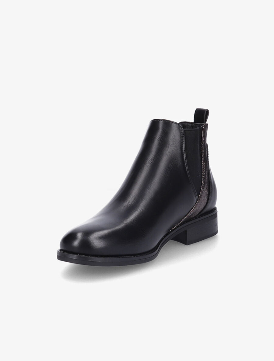 Bottines chelsea à liseré irisé - Noir - 3
