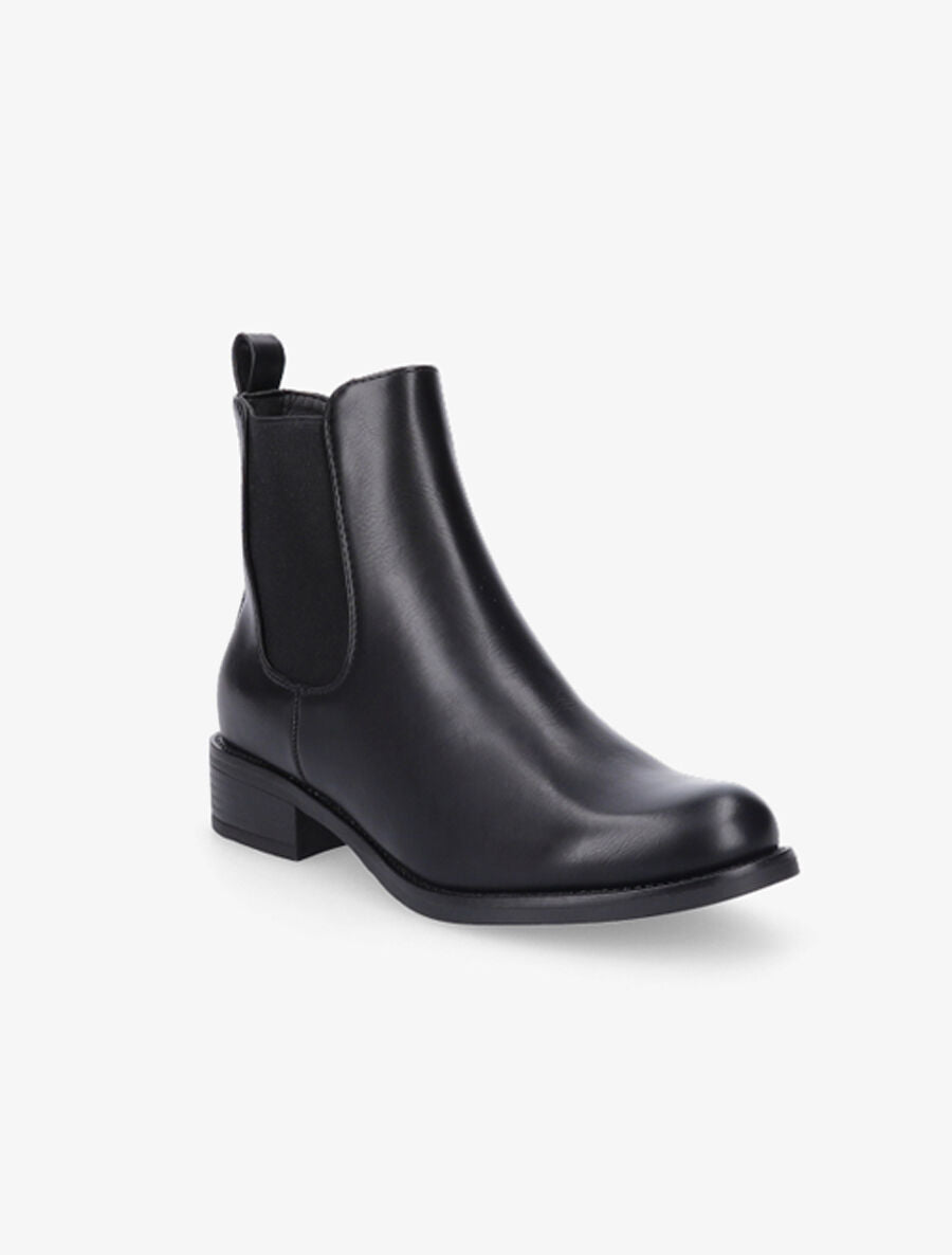 Boots style chelsea en simili - Noir - 2