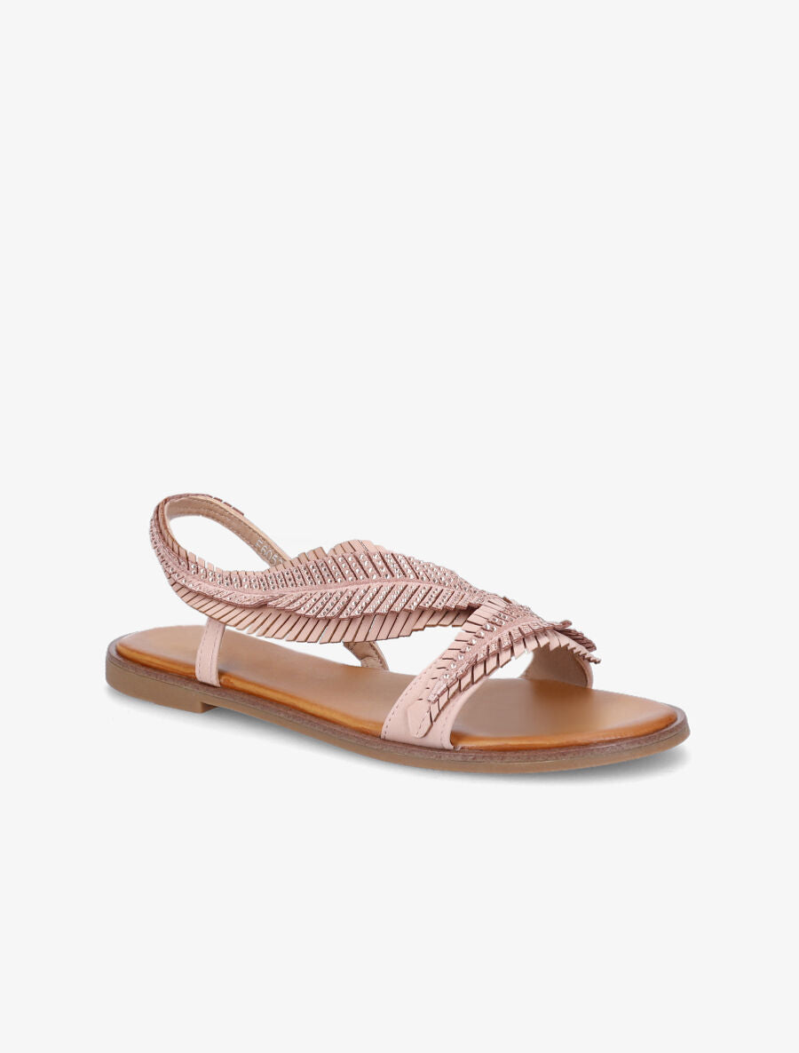 Nu-pieds fantaisies à strass - Rose - 2