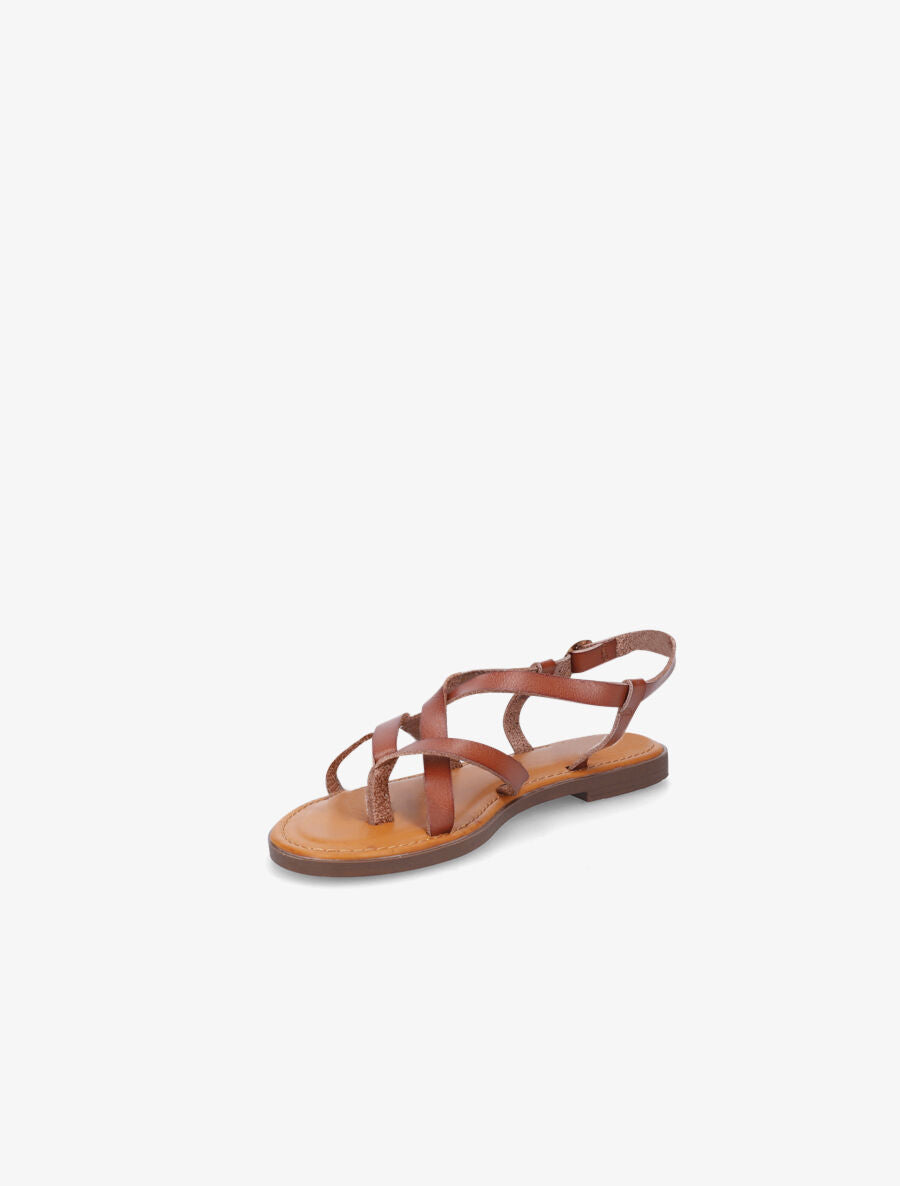Nu-pieds en simili - Camel - 3