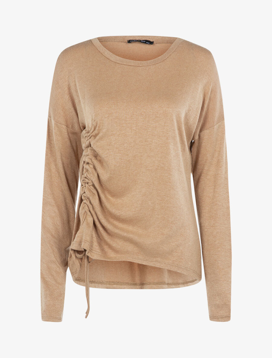 Pull doux à cordon de serrage à l&