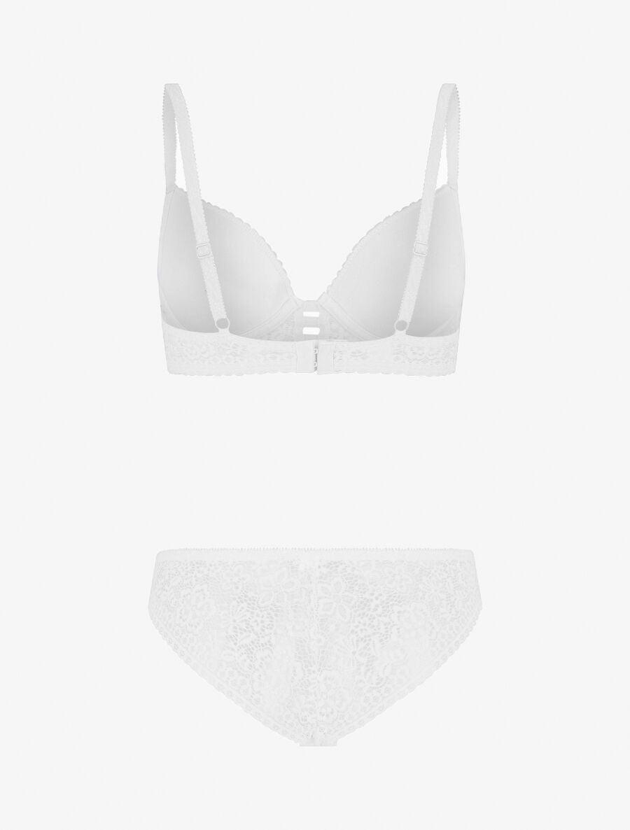 Ensemble en dentelle - Blanc - 3