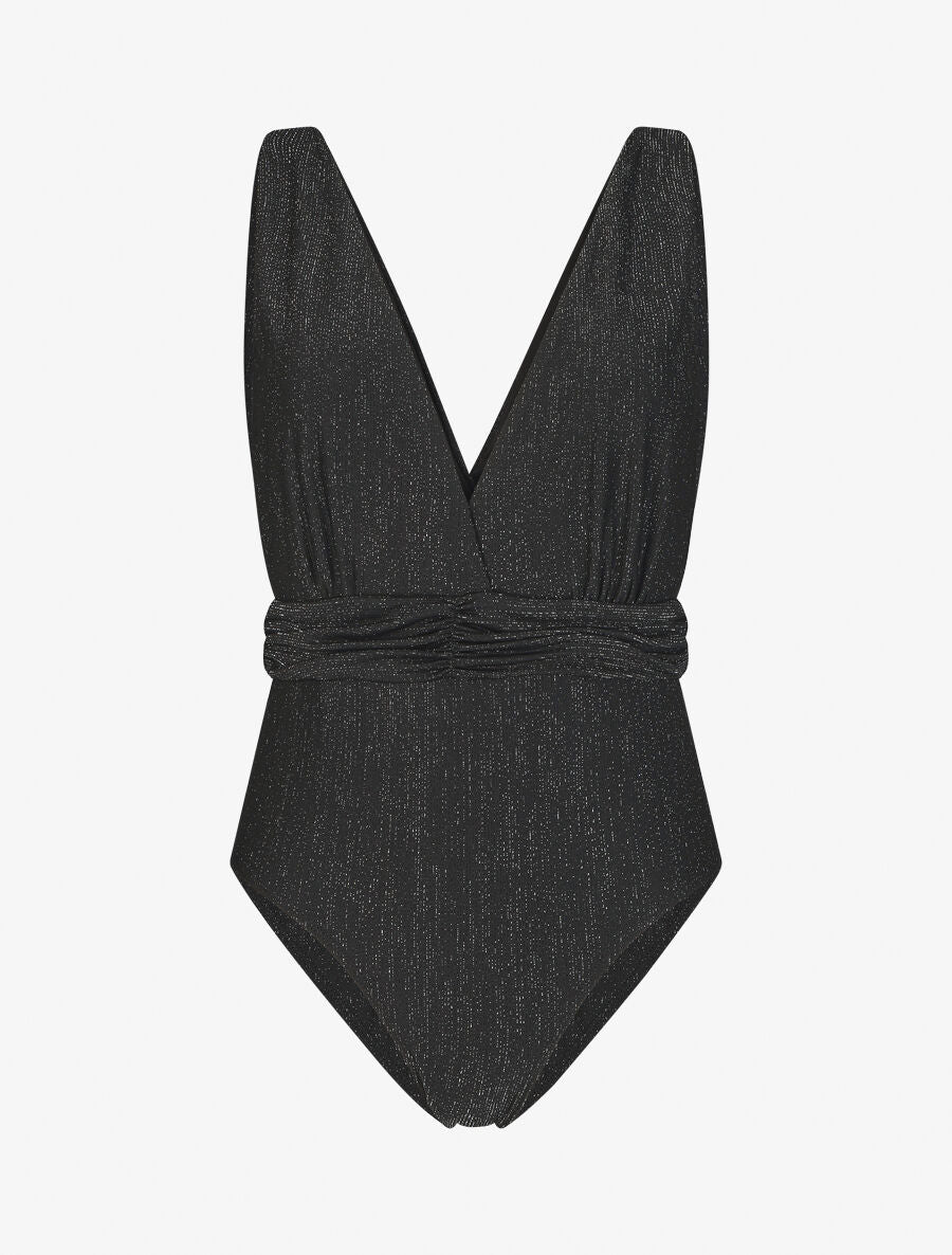Maillot de bain une pièce irisé - Noir - 3