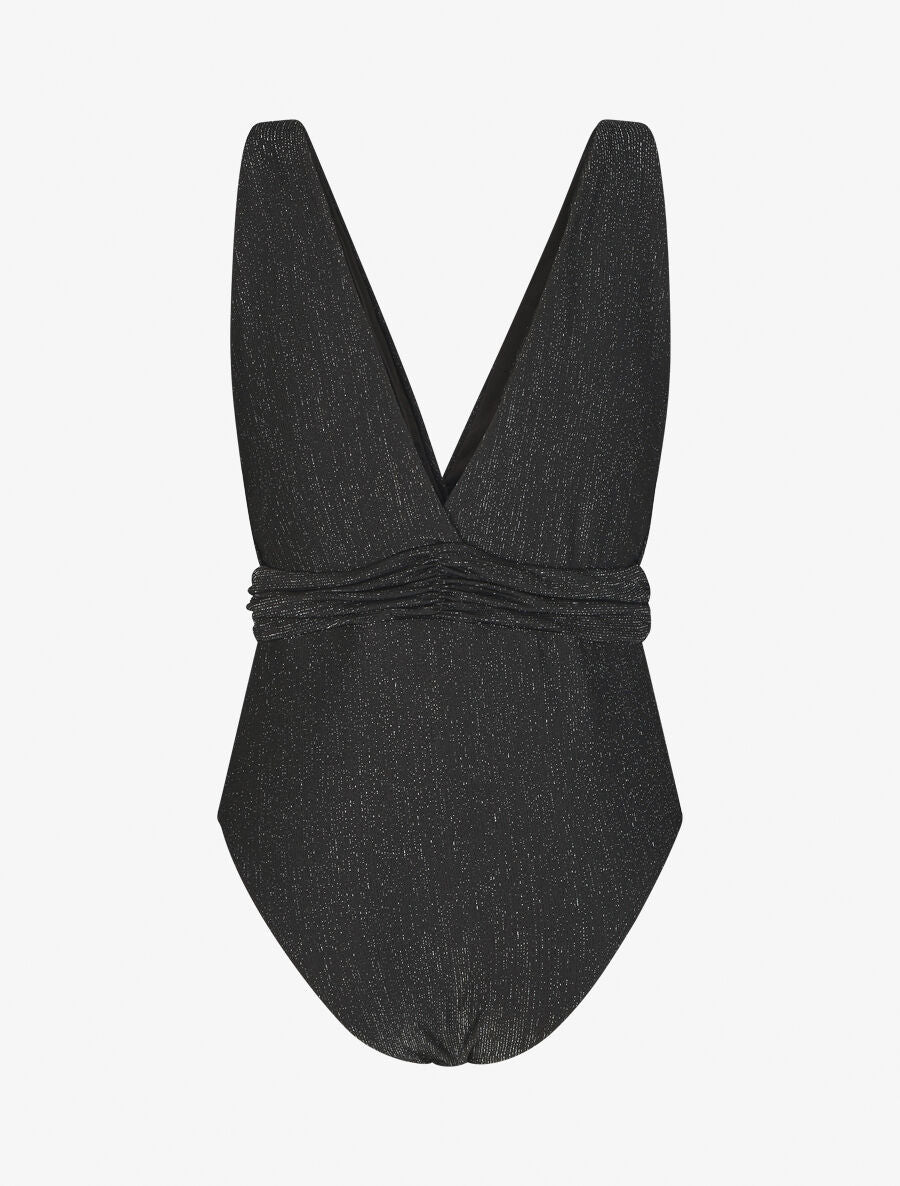 Maillot de bain une pièce irisé - Noir - 4