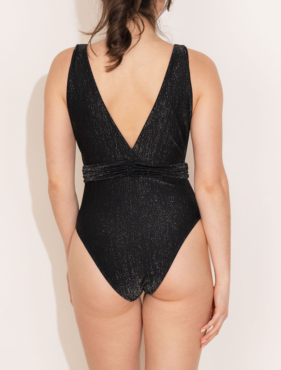 Maillot de bain une pièce irisé - Noir - 2