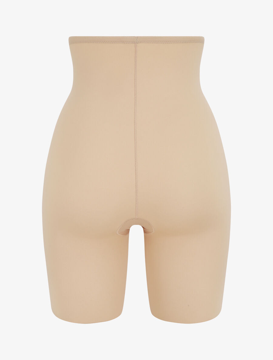 Short gainant taille haute - Beige - 2