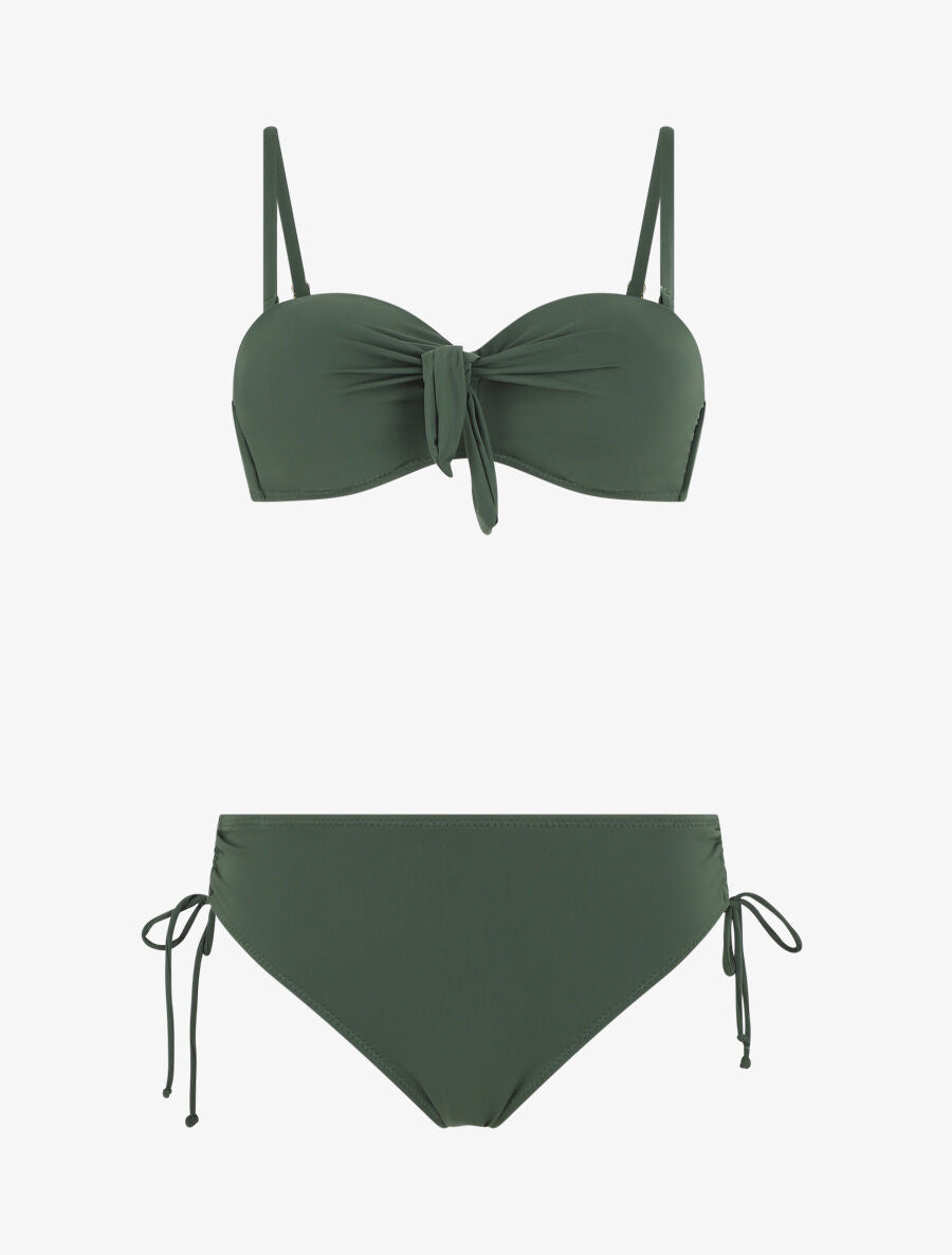 Bikini à noeud - Kaki - 2