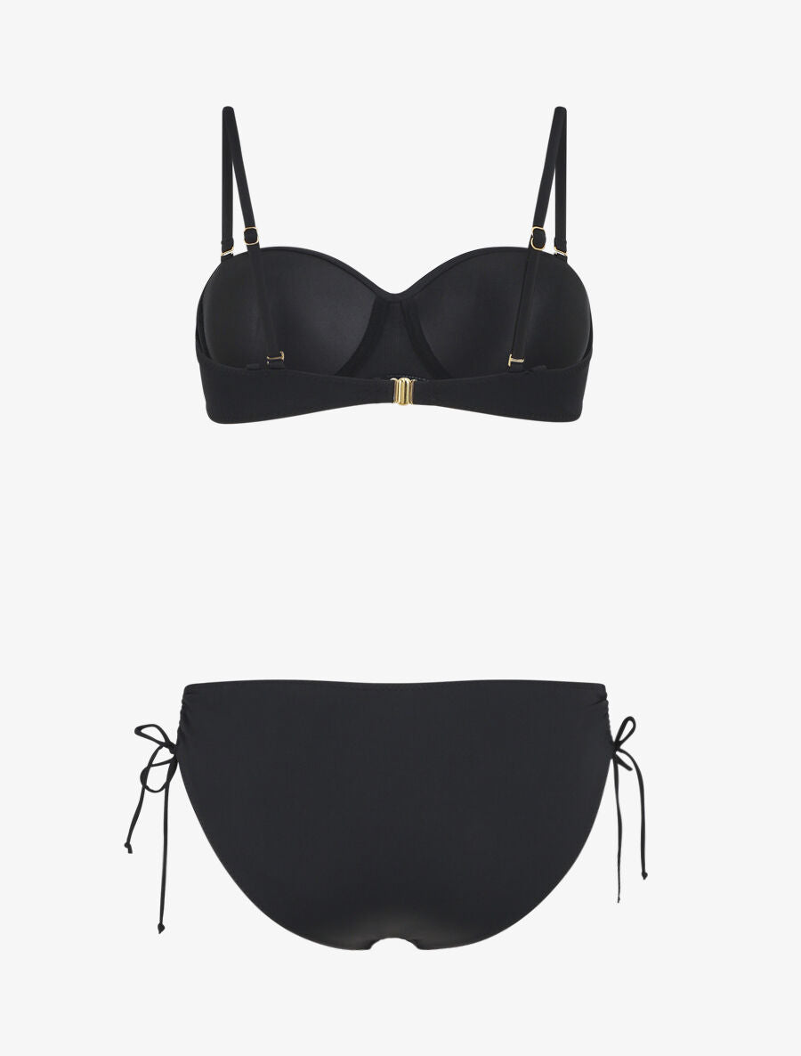 Bikini à noeud - Noir - 4