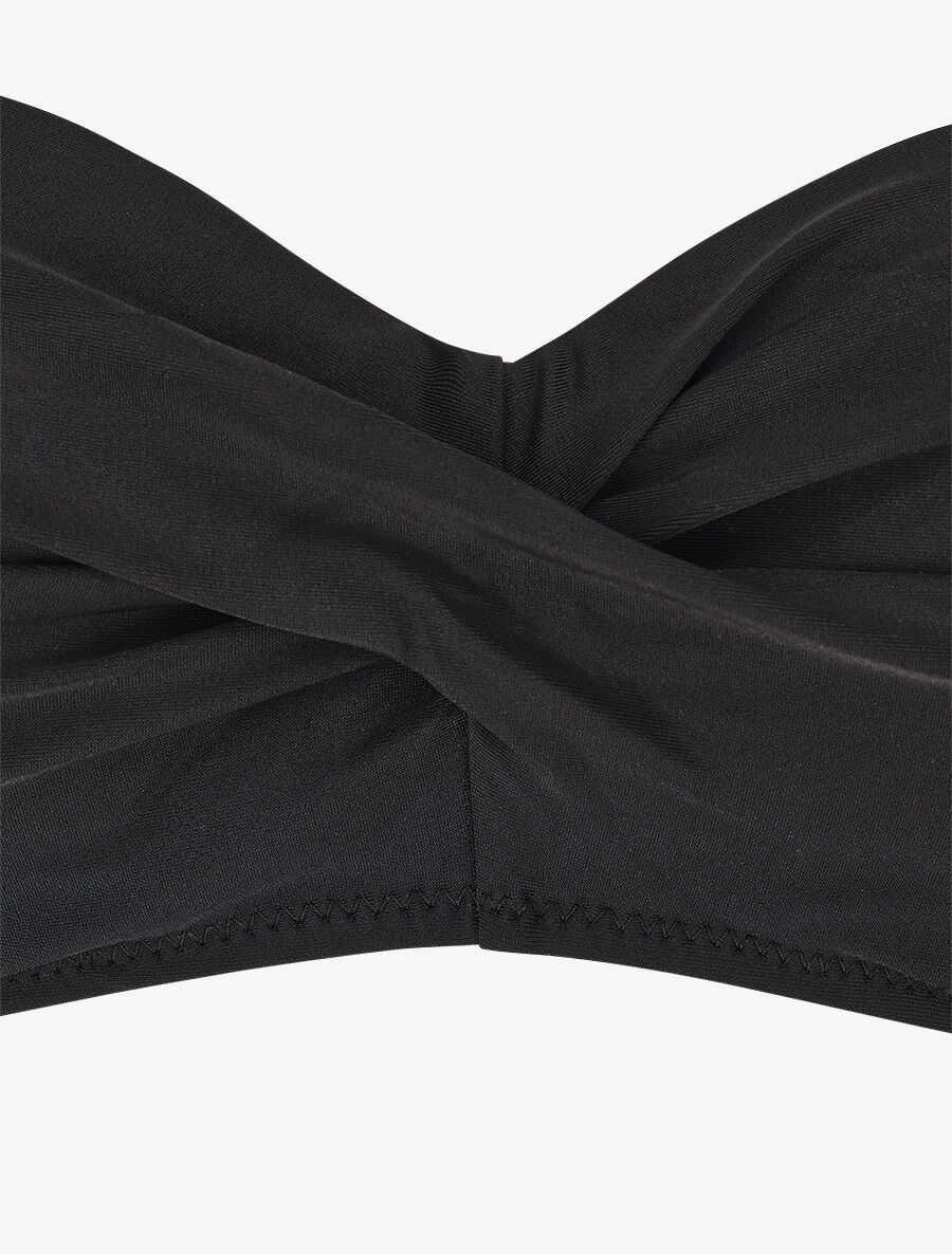 Maillot de bain 2 pièces torsadé - Noir - 3