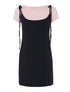Robe moulante et t-shirt côtelé - rose - 1